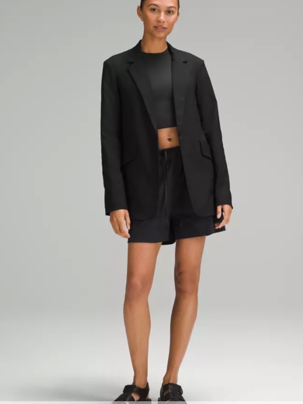 Lululemon New Venture Blazer Classic  Women's Blazer Size L stretchy oversized